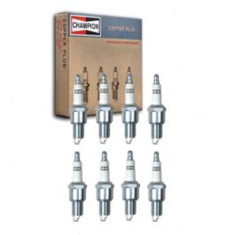 8 pc Champion Copper Plus Spark Plugs for 1967-1969 Chevrolet Caprice 6.5L V8