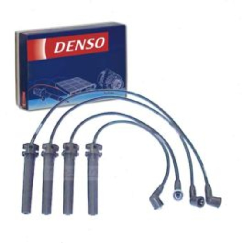 DENSO Spark Plug Wire Set for 2002-2004 Nissan Xterra 2.4L L4