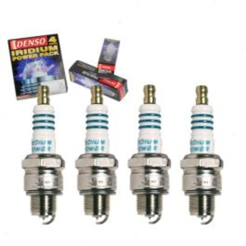 4 pc DENSO Iridium Power Spark Plugs for 1960-1961 Triumph TR3A 2.0L L4