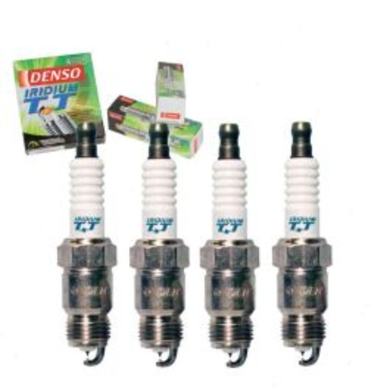4 pc DENSO Iridium TT Spark Plugs for 1980-1983 Jeep CJ7 2.5L L4