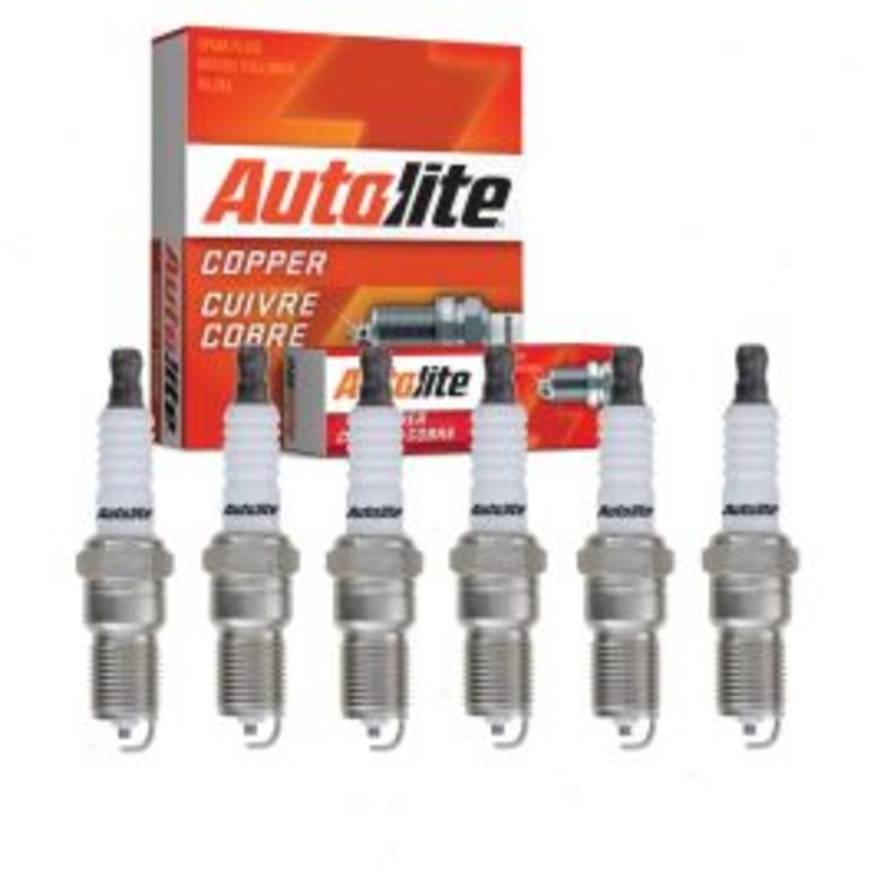 6 pc Autolite Copper Core Spark Plugs for 1999-2004 Oldsmobile Alero 3.4L V6