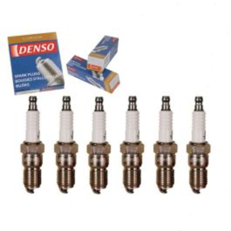6 pc DENSO Standard U-Groove Spark Plugs for 1986-1987 Ford Aerostar 2.8L 3.0L V6