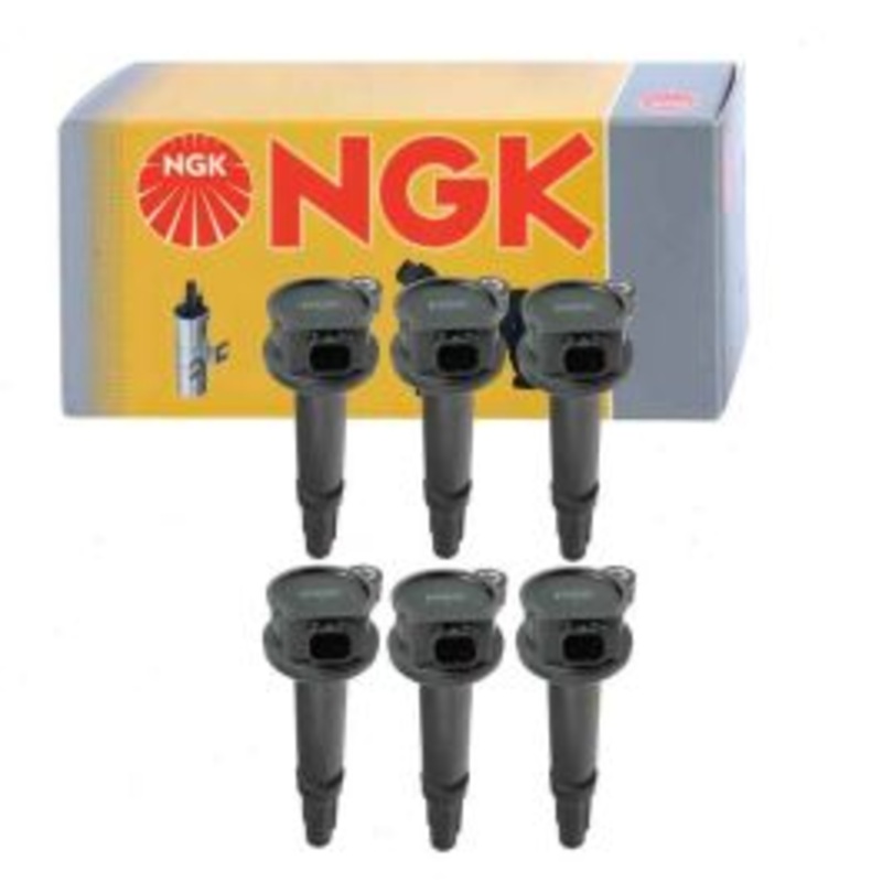 6 pc NGK Ignition Coils for 2009-2011 Mercury Mariner 3.0L V6