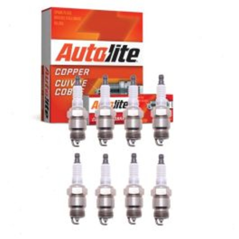 8 pc Autolite Copper Core 45 Spark Plugs
