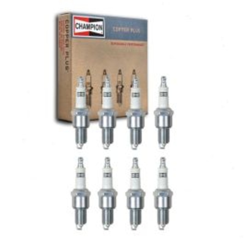 8 pc Champion Copper Plus Spark Plugs for 1966-1969 Chevrolet Caprice 6.5L 7.0L V8