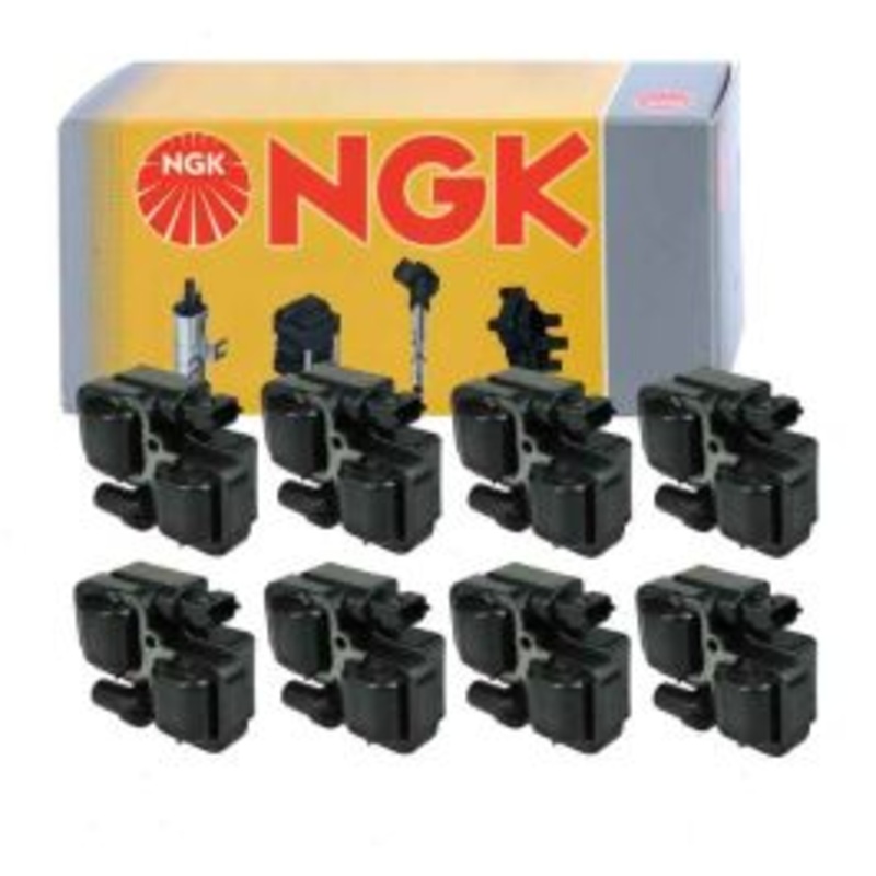 8 pc NGK Ignition Coils for 1998-2002 Mercedes-Benz E430 4.3L V8