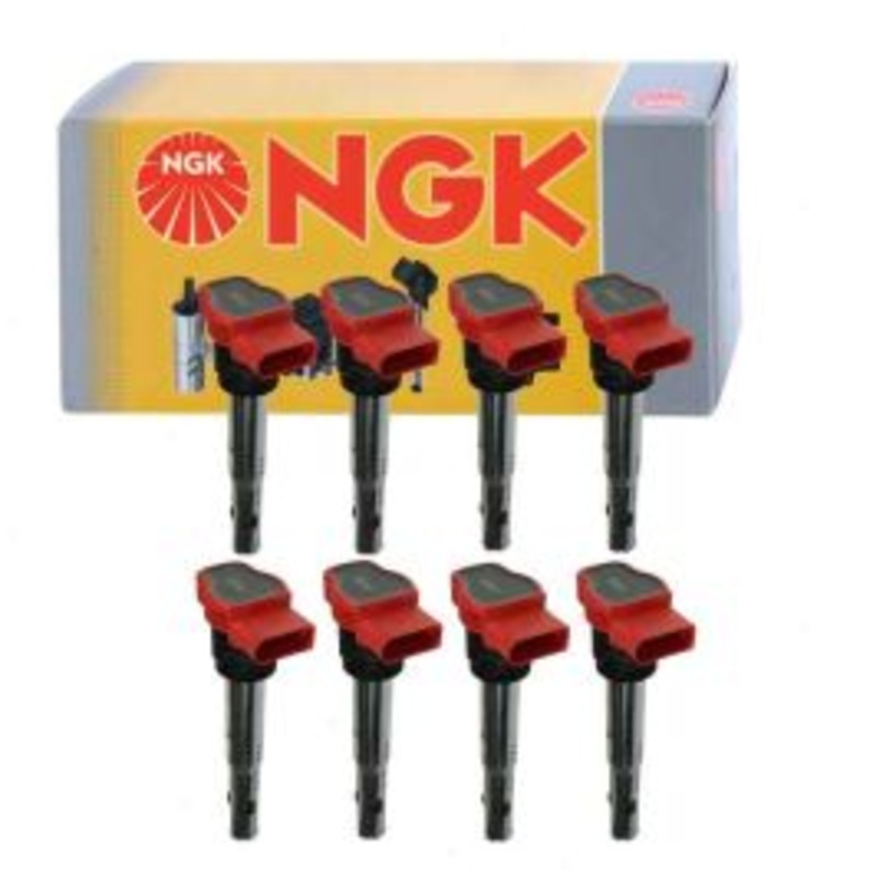 8 pc NGK Ignition Coils for 2007-2011 Audi A6 Quattro 4.2L V8