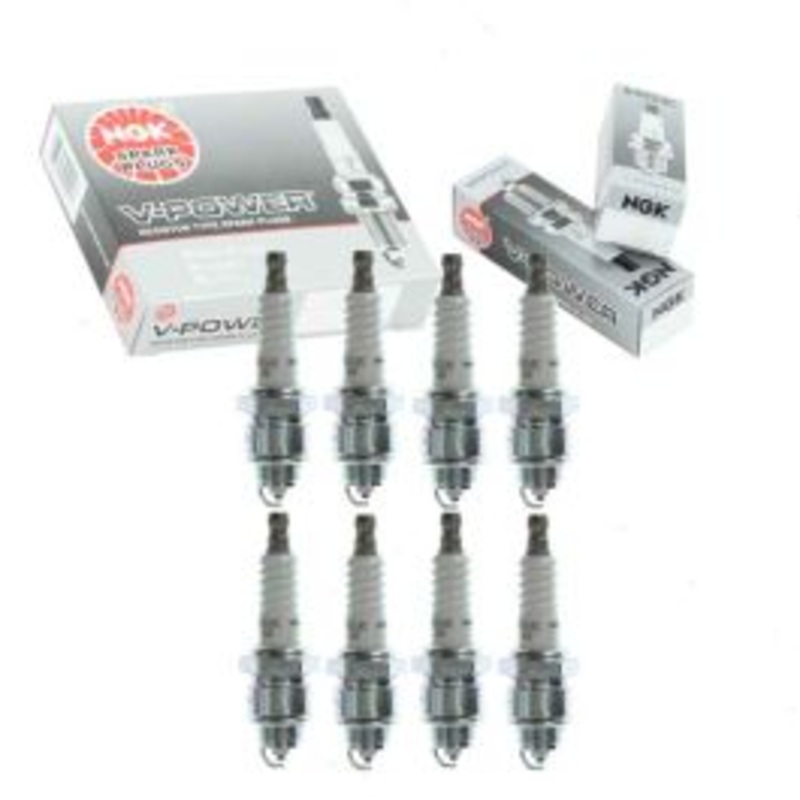 8 pc NGK V-Power Spark Plugs for 1968-1972 International M1200 4.4L 5.0L V8