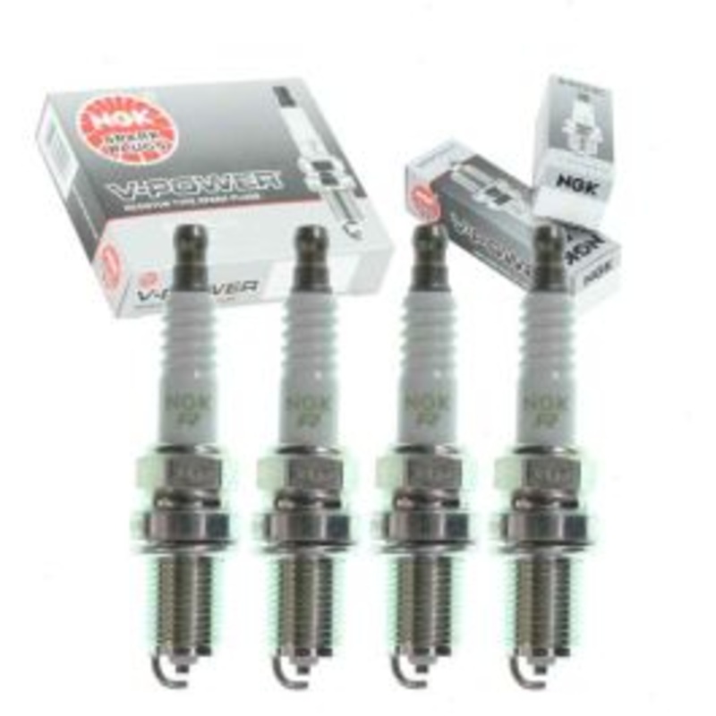 4 pc NGK V-Power Spark Plugs for 1990 Honda Prelude 2.0L L4
