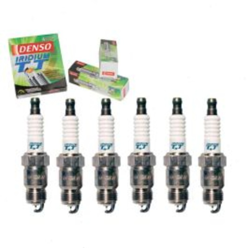 6 pc DENSO Iridium TT Spark Plugs for 1975-1989 Chevrolet P20 4.8L L6