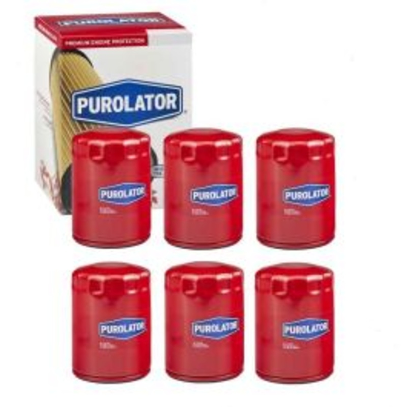 6 pc Purolator L25288 Engine Oil Filters