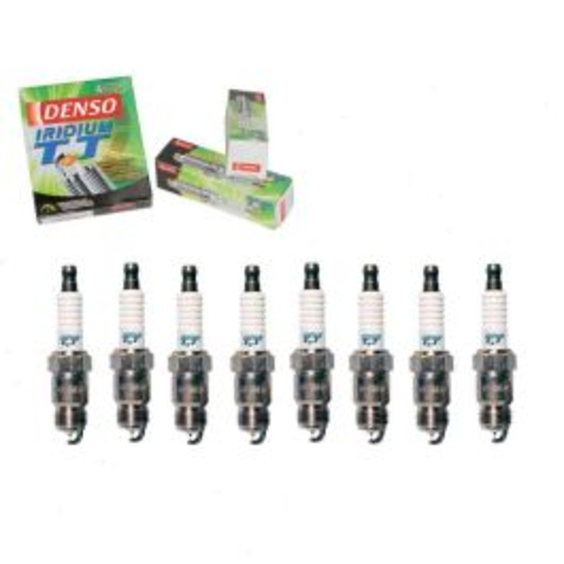 8 pc DENSO Iridium TT Spark Plugs for 1981 Pontiac Laurentian 4.3L V8
