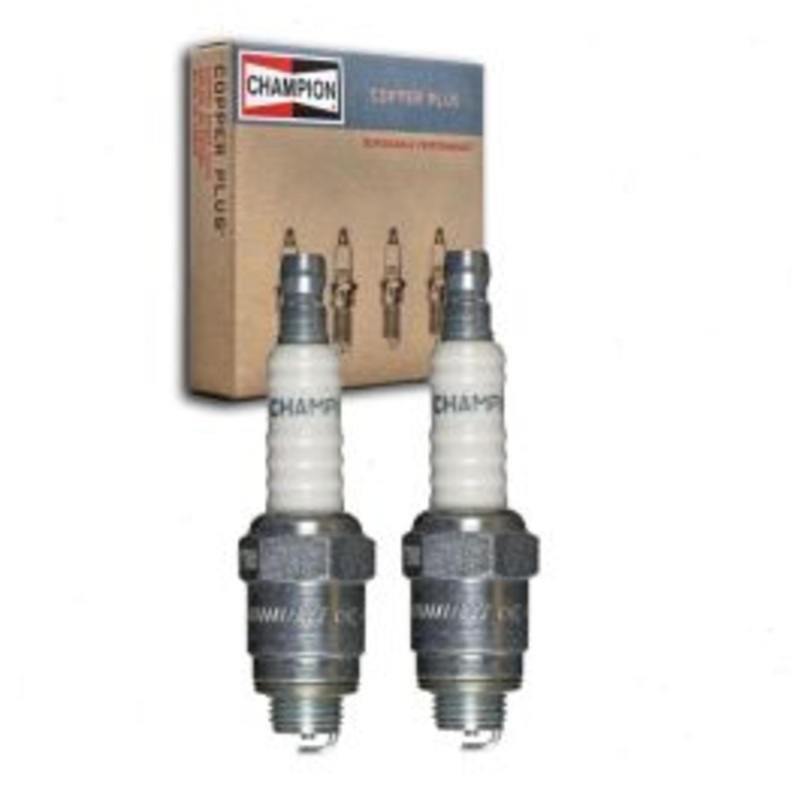 2 pc Champion Copper Plus 842 UY6 Spark Plugs