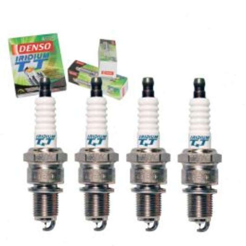 4 pc DENSO Iridium TT Spark Plugs for 1984-1986 Dodge Conquest 2.6L L4