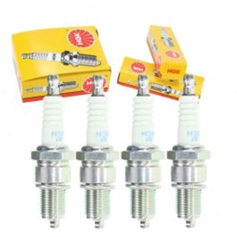 4 pc NGK Standard Spark Plugs for 1988 Yugo GVS 1.1L L4