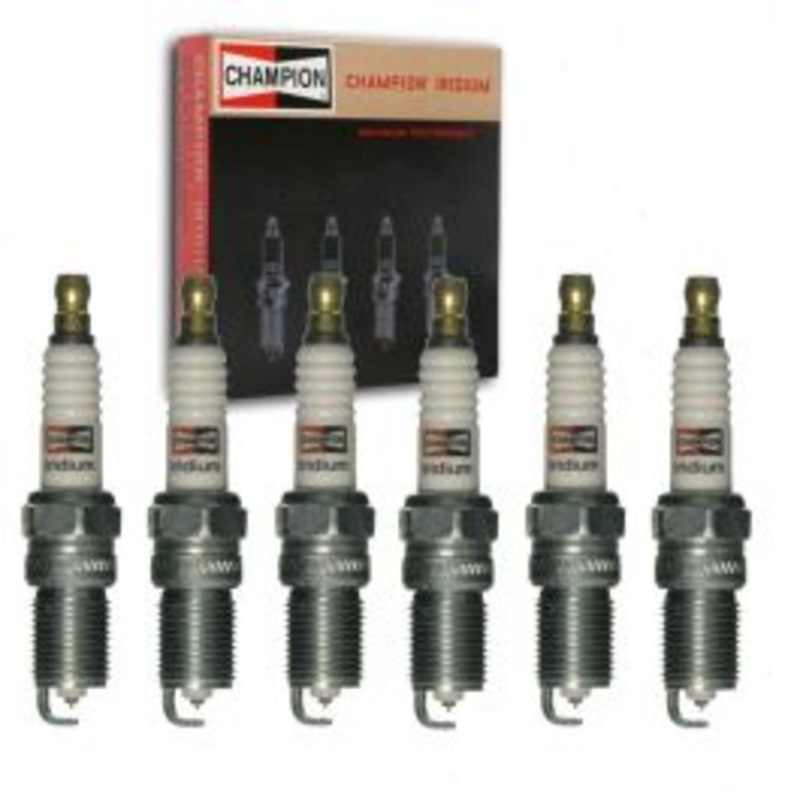 6 pc Champion Iridium Spark Plugs for 1979-2004 Ford Mustang 2.8L 3.8L 3.9L V6