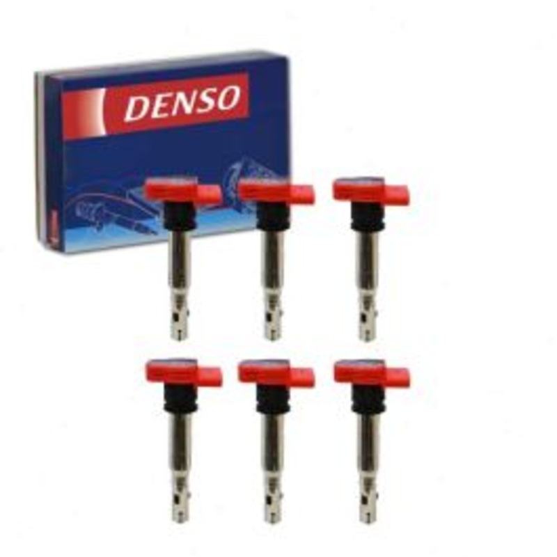 6 pc DENSO Direct Ignition Coils for 2006-2008 Audi A4 3.2L V6