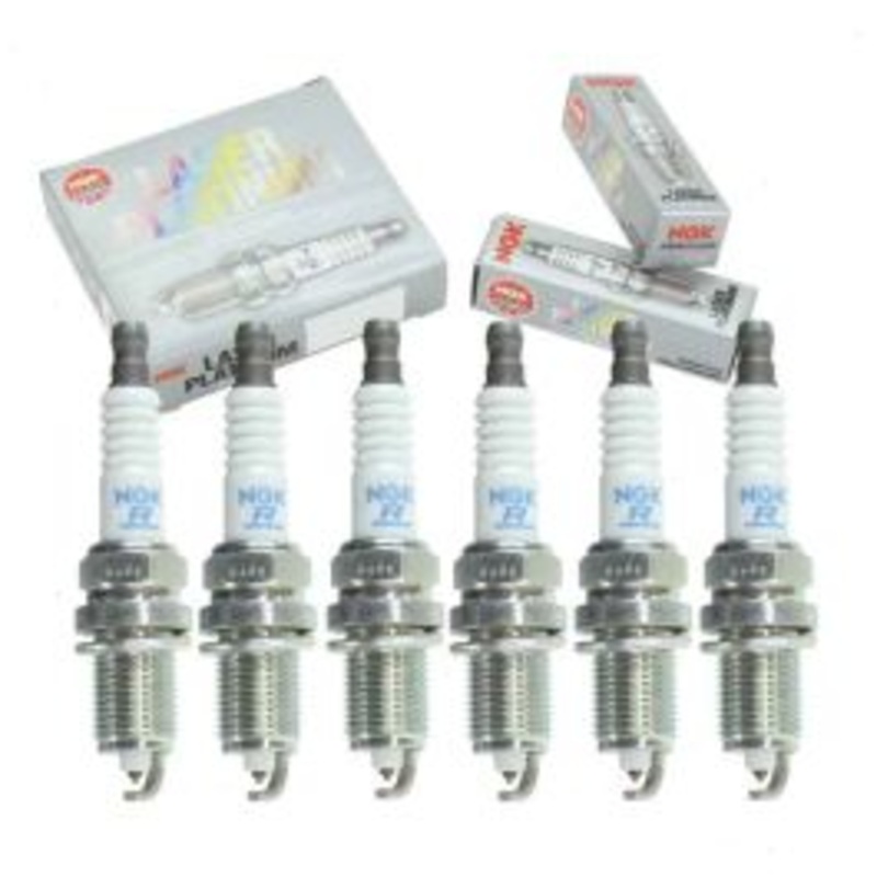 6 pc NGK Laser Platinum Spark Plugs for 1997-2010 Dodge Dakota 3.7L 3.9L V6