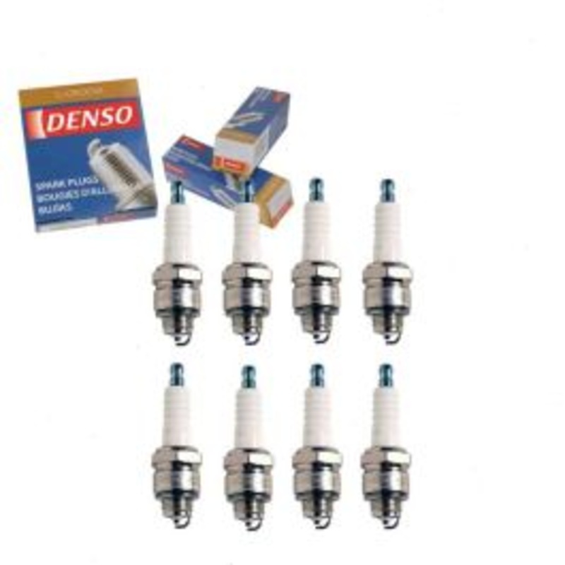 8 pc DENSO Standard U-Groove Spark Plugs for 1968-1970 International Scout 4.4L 5.0L V8