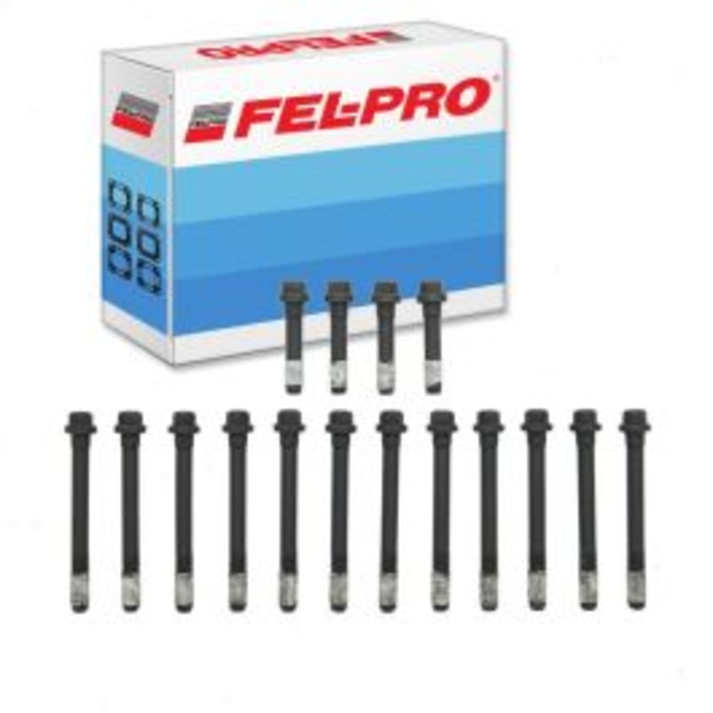 Fel-Pro Engine Cylinder Head Bolt Set for 1975-1978 GMC C25 Suburban 7.4L V8
