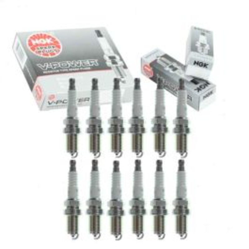12 pc NGK V-Power Spark Plugs for 1994-1999 Mercedes-Benz S600 6.0L V12