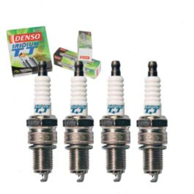 4 pc DENSO Iridium TT Spark Plugs for 1984-1995 Plymouth Voyager 2.2L 2.5L 2.6L L4