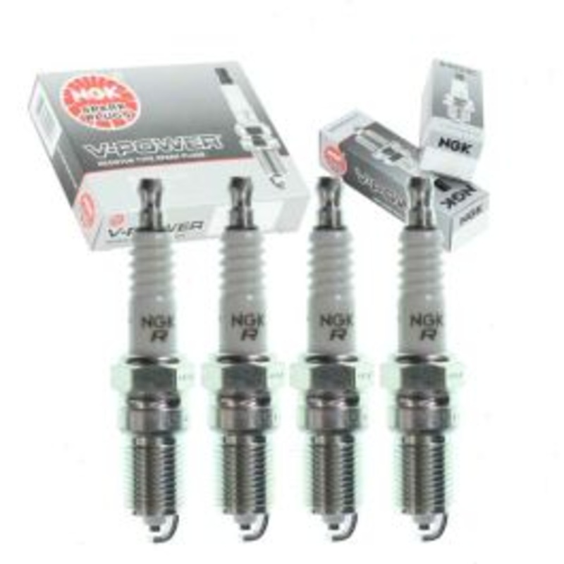 4 pc NGK V-Power Spark Plugs for 1983-1988 Ford Thunderbird 2.3L L4