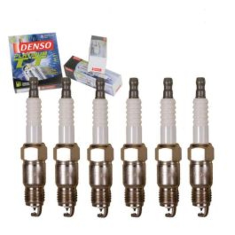 6 pc DENSO Platinum TT Spark Plugs for 1983-1994 Chevrolet S10 Blazer 2.8L 4.3L V6