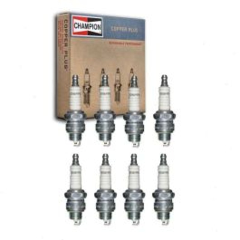 8 pc Champion Copper Plus Spark Plugs for 1968 GMC C15 C1500 Pickup 5.0L V8