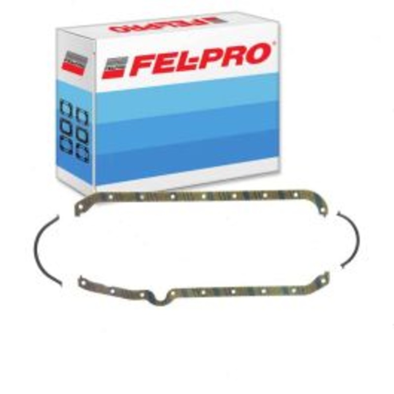 Fel-Pro Engine Oil Pan Gasket Set for 1973 Chevrolet P10 Van 5.7L V8