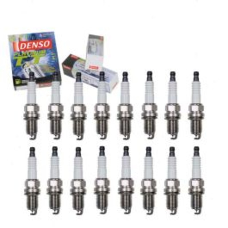 16 pc DENSO Platinum TT Spark Plugs for 2003-2006 Mercedes-Benz CLK55 AMG 5.5L V8