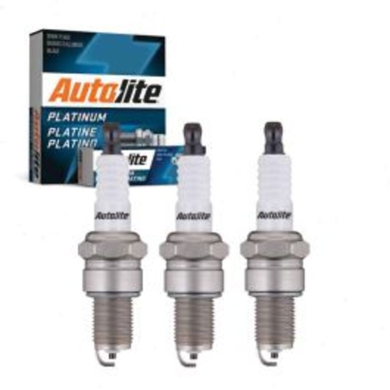 3 pc Autolite Platinum Spark Plug for 1985 Suzuki SA310