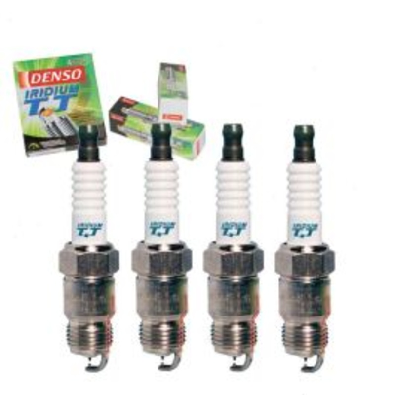 4 pc DENSO Iridium TT Spark Plugs for 1991-1995 GMC Sonoma 2.2L 2.5L L4