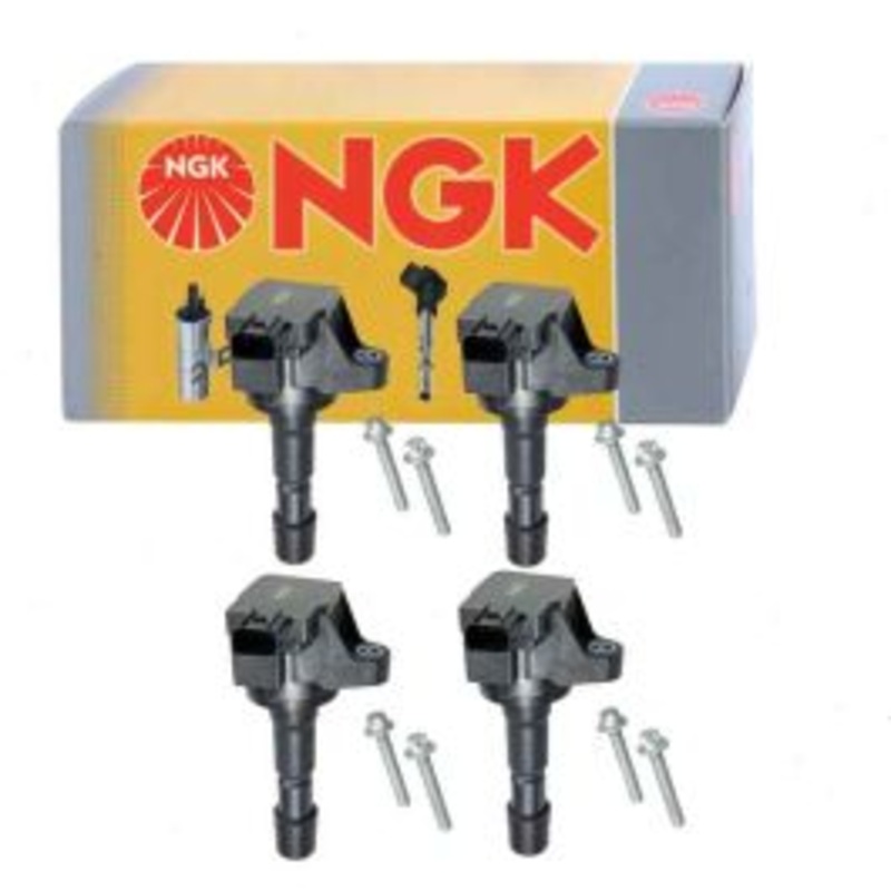 4 pc NGK Ignition Coils for 2011-2016 Honda CR-Z 1.5L L4