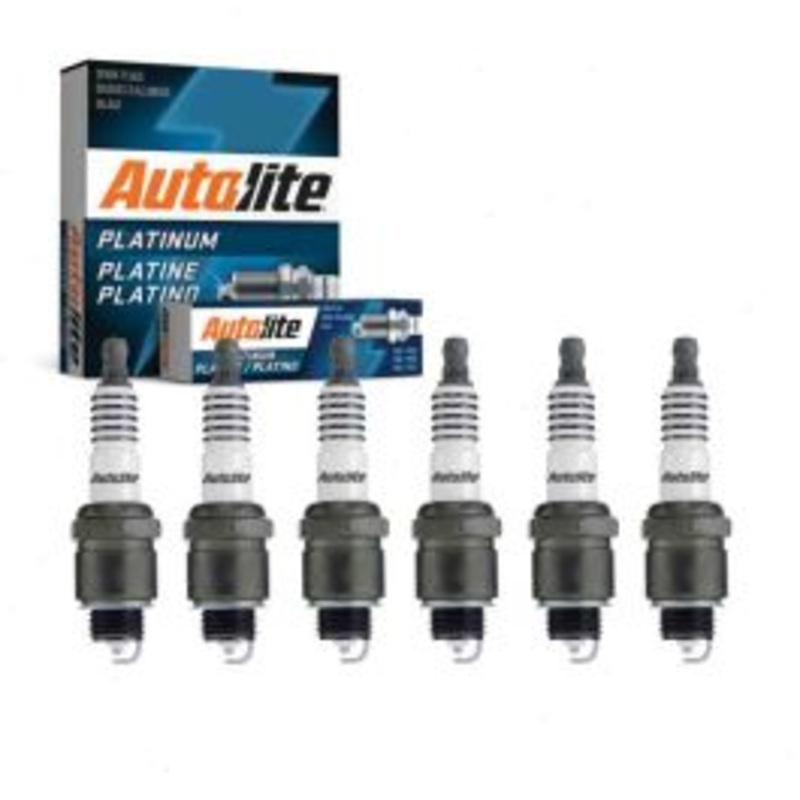 6 pc Autolite Platinum Spark Plug for 1960-1966 GMC 3500 5.0L V6