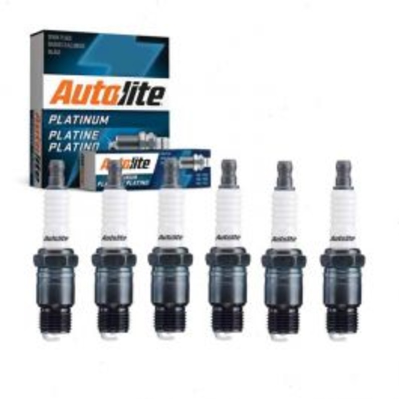 6 pc Autolite Platinum Spark Plug for 1979-1980 GMC K1500 4.8L L6
