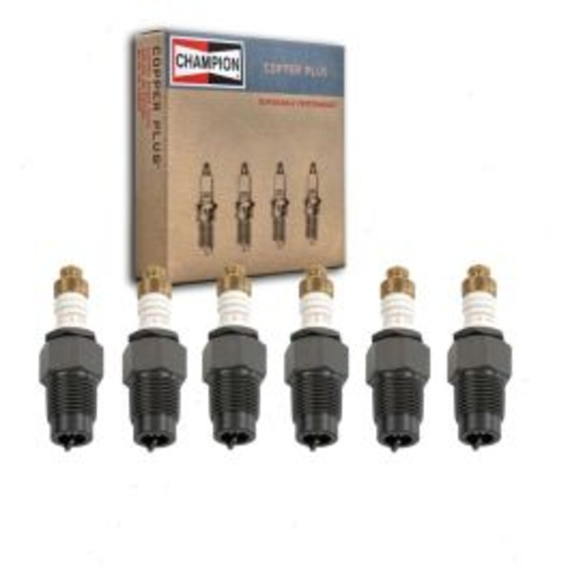 6 pc Champion Copper Plus 425 X Spark Plugs