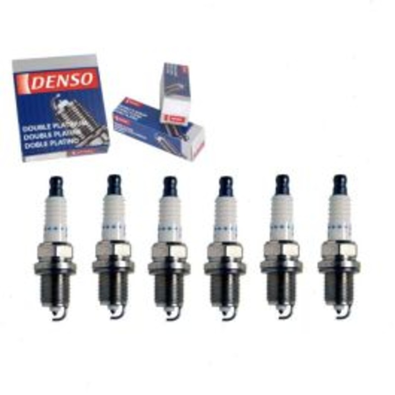 6 pc DENSO Double Platinum Spark Plugs for 2002-2004 Volkswagen Jetta 2.8L V6