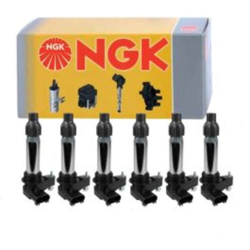 6 pc NGK Ignition Coils for 2008-2009 Pontiac Torrent 3.6L V6