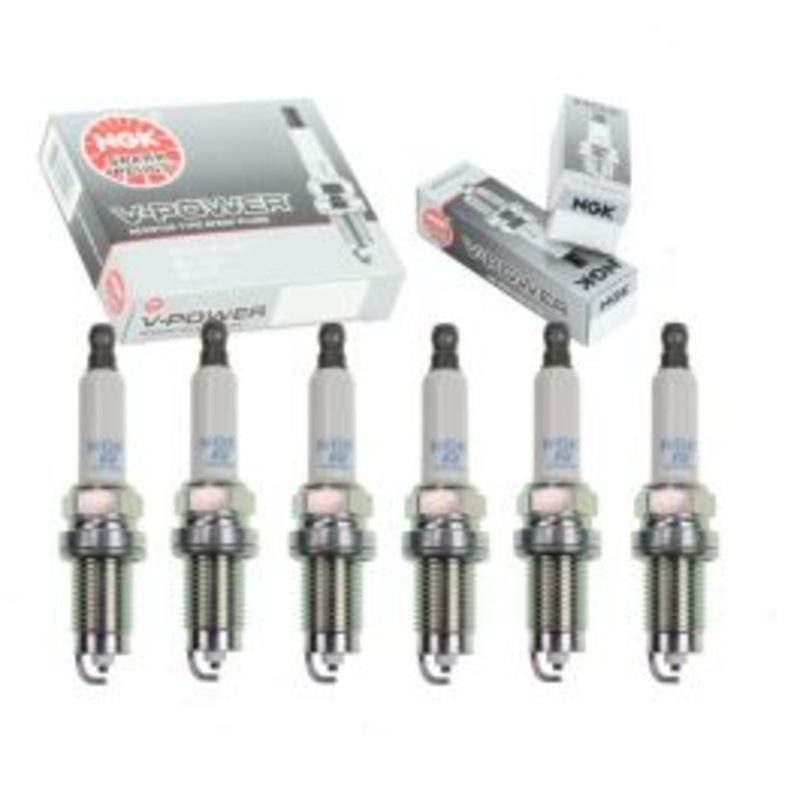 6 pc NGK V-Power 5960 ZFR6T-11G Spark Plugs