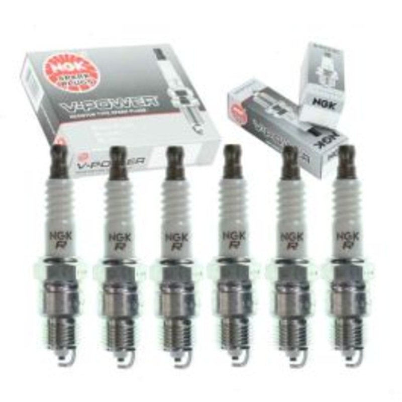 6 pc NGK V-Power Spark Plugs for 1971-1982 GMC Jimmy 4.1L L6