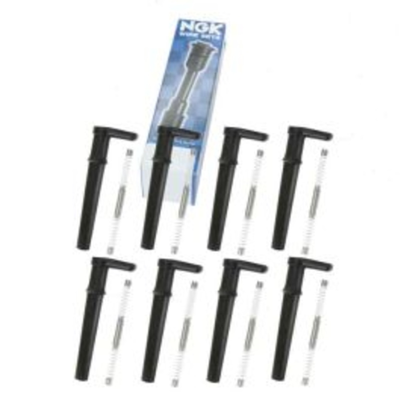 8 pc NGK Ignition Coil Boots for 1998-2002 Lincoln Continental 4.6L V8