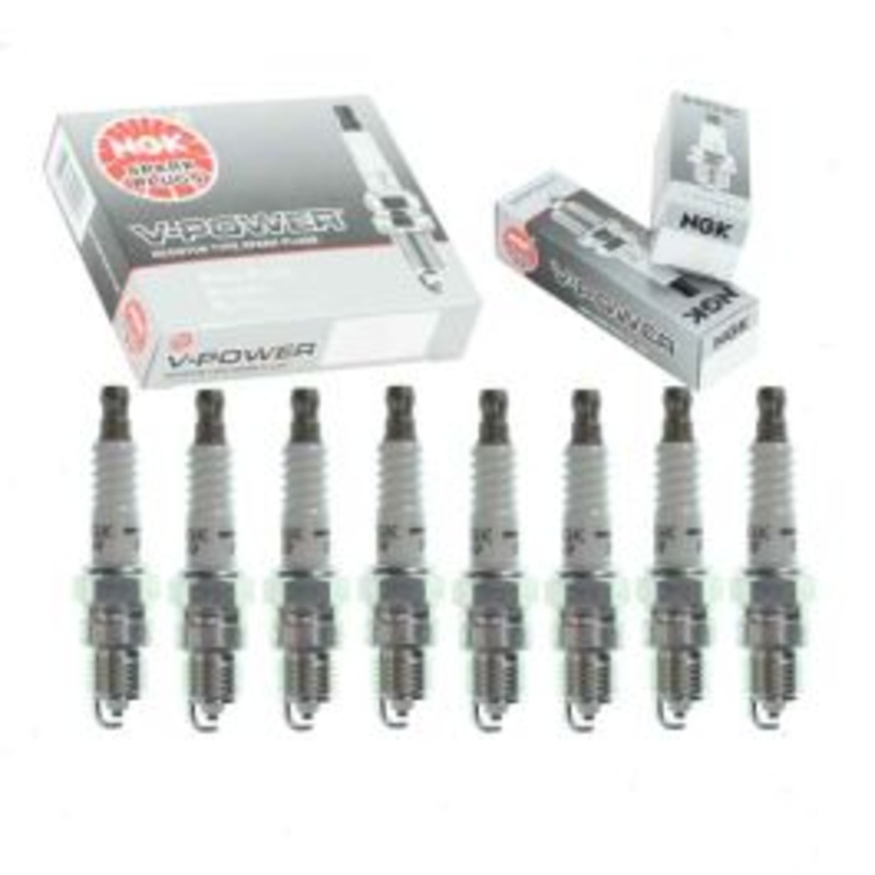 8 pc NGK V-Power Spark Plugs for 1984-1995 GMC C1500 5.0L 5.7L V8