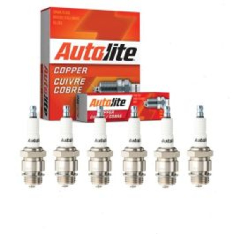 6 pc Autolite Copper Core Spark Plugs for 1930 Oldsmobile Model F-30
