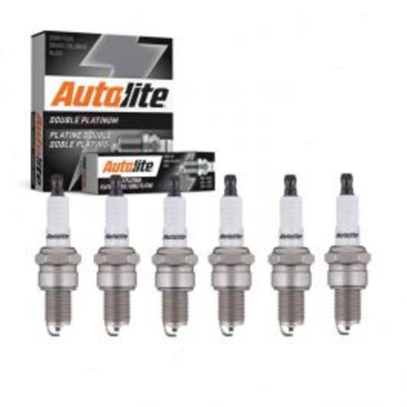 6 pc Autolite Double Platinum Spark Plug for 1961-1965 Fargo FW100 Panel