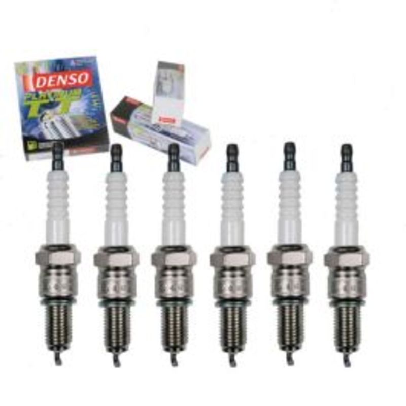 6 pc DENSO Platinum TT Spark Plugs for 1963-1967 Chevrolet C10 Pickup 4.8L L6