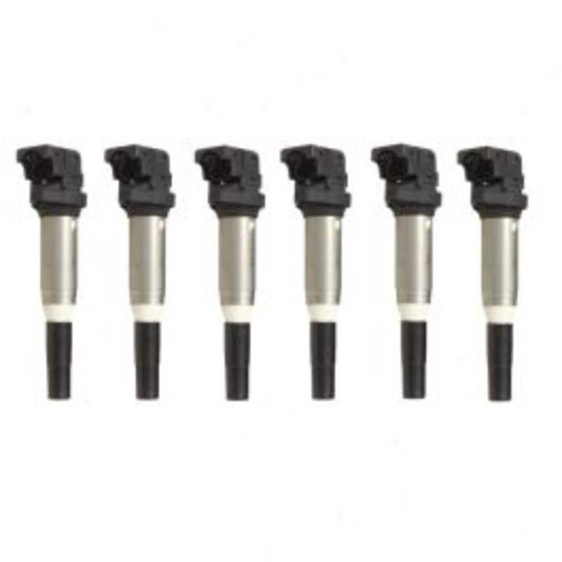 6 pc Hitachi Ignition Coils for 2007-2008 BMW Z4 3.0L L6