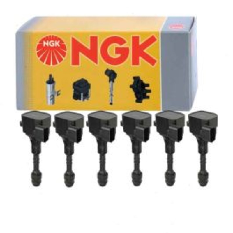 6 pc NGK Ignition Coils for 2002-2004 Infiniti I35 3.5L V6