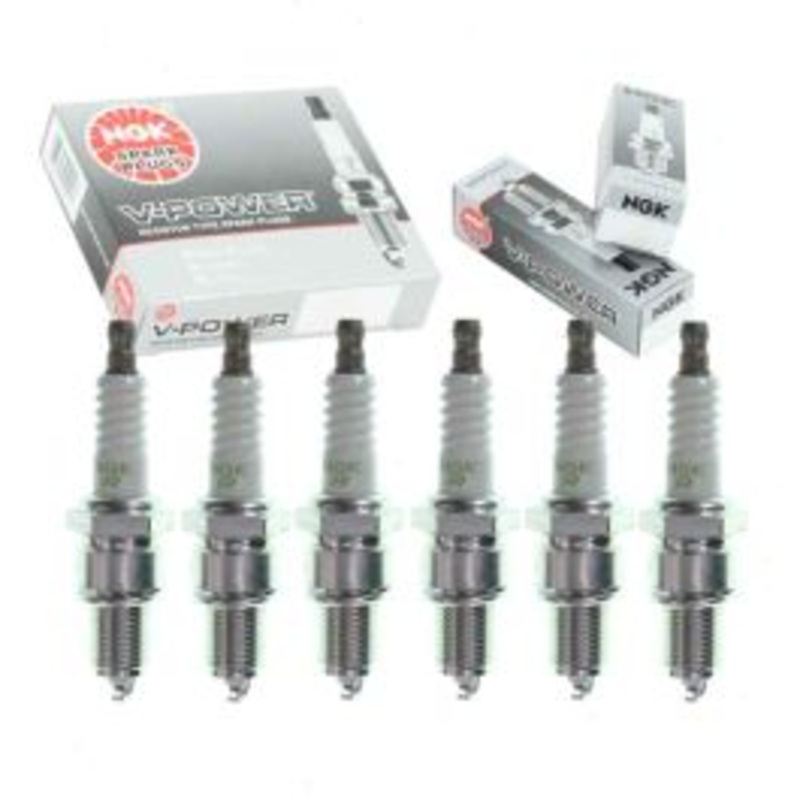 6 pc NGK V-Power Spark Plugs for 1981-1984 Nissan Maxima 2.4L L6