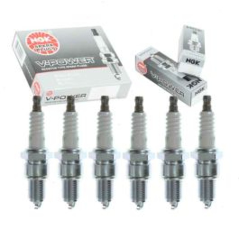 6 pc NGK V-Power Spark Plugs for 1990-1994 Mitsubishi Mighty Max 3.0L V6